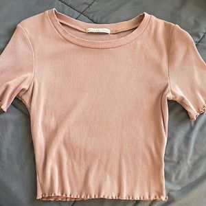 Light pink tight t shirt